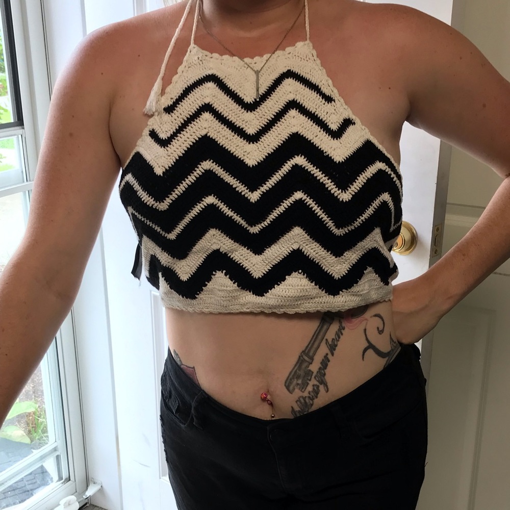 H&M Coachella knit crop top